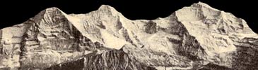 Pictures of the Jungfrau group from 1900