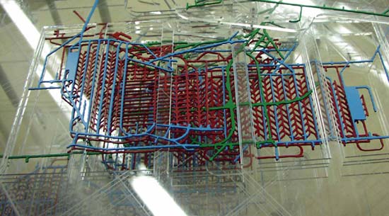 Model of the Grassberg mine (Indonesia)