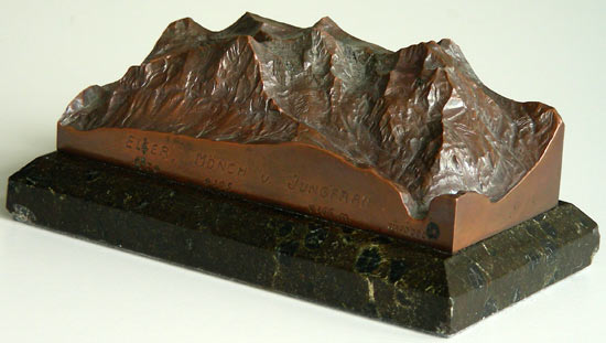 Paperweight of Eiger, Mönch and Jungfrau